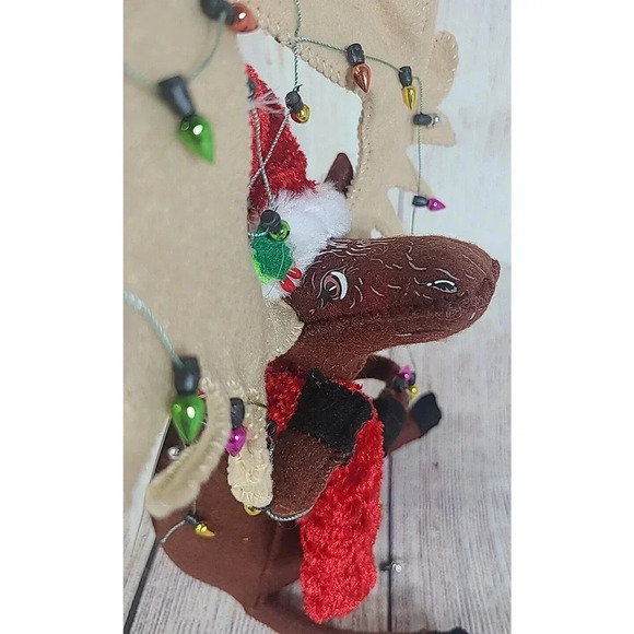 Annalee Dolls Felt Cozy Christmas Moose Reindeer Brown Red 8" 2012 New - Picture 4 of 10
